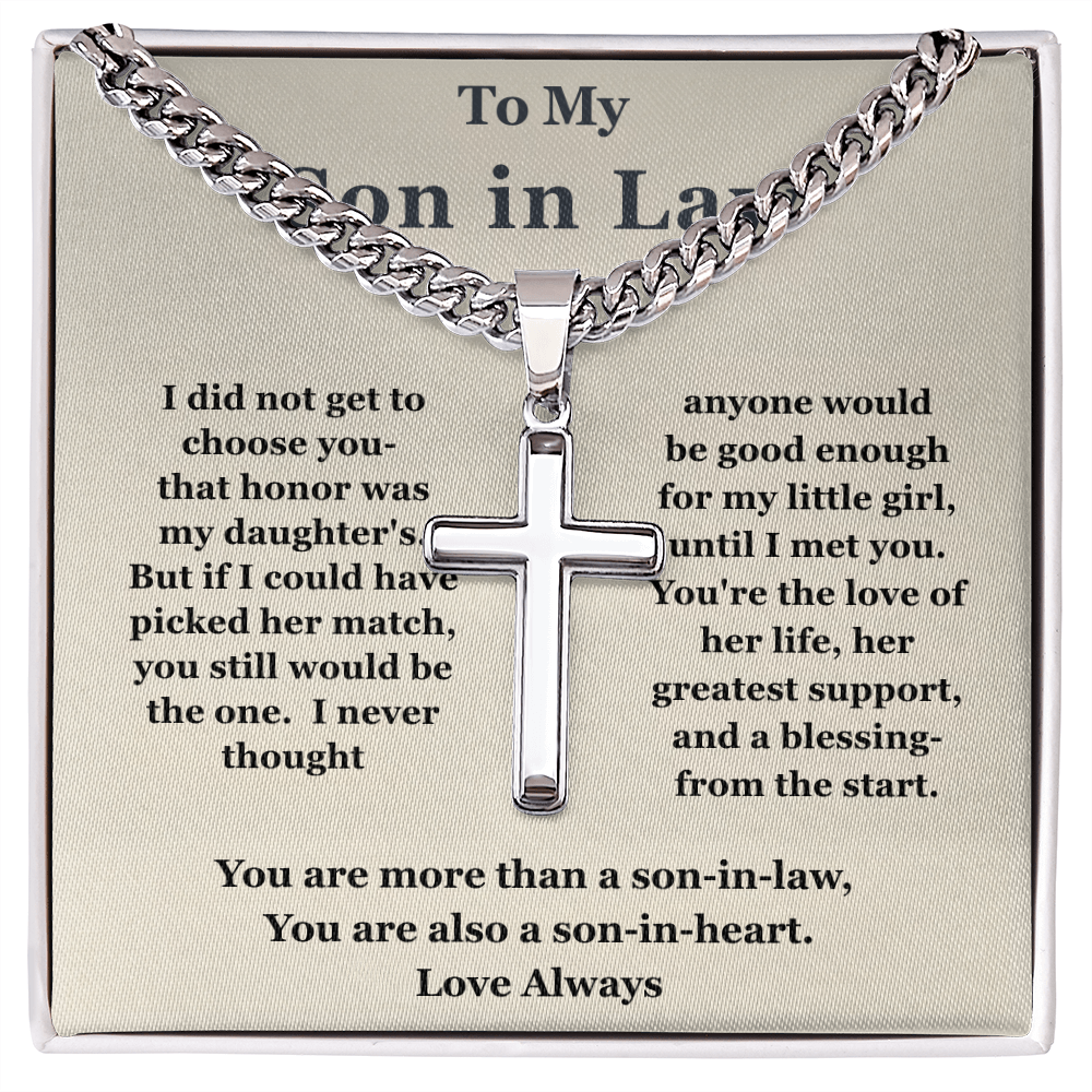 To My Son-in-Law Necklace