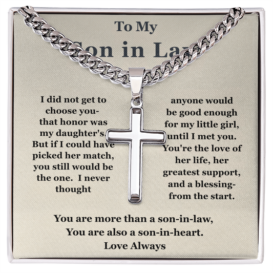 To My Son-in-Law Necklace