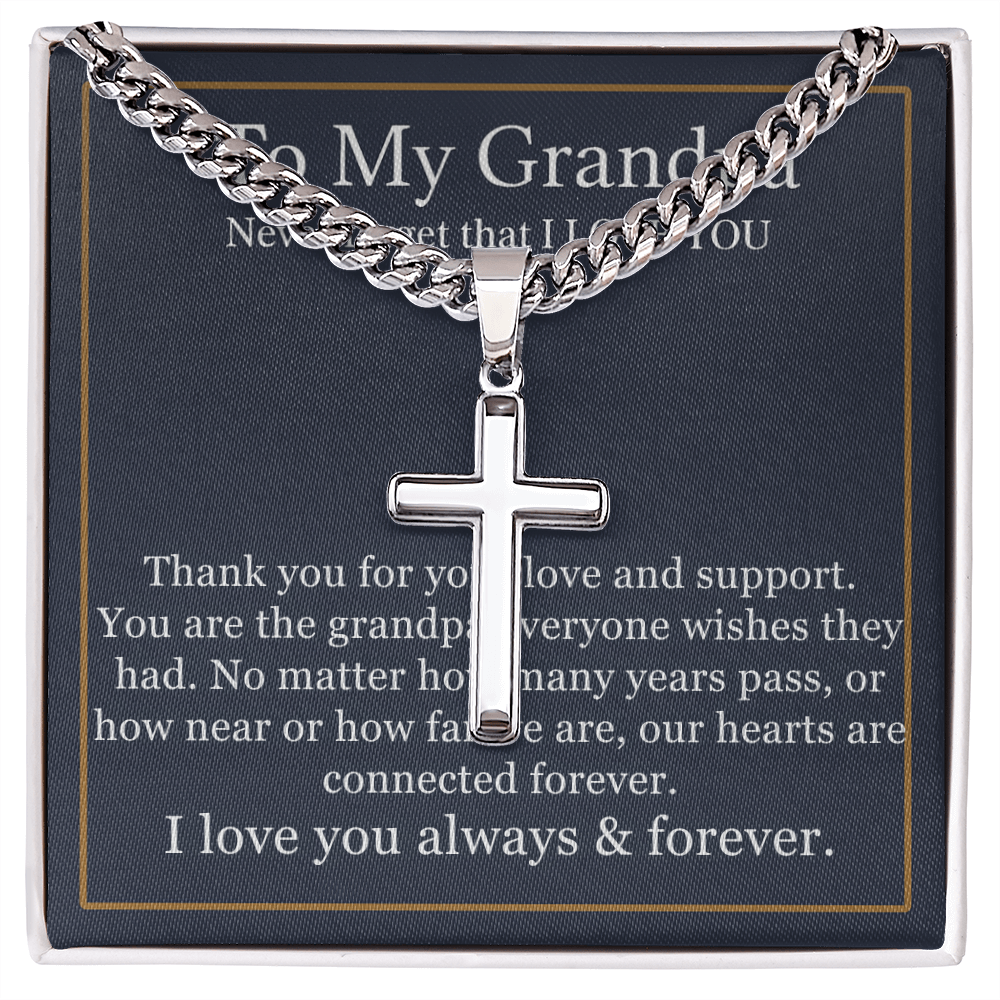 To My Grandpa Necklace