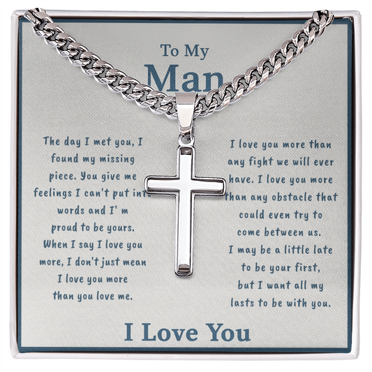 To My Man Necklace