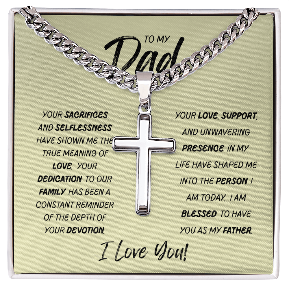 To My Dad Necklace