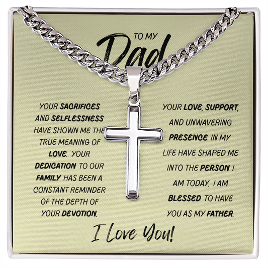 To My Dad Necklace