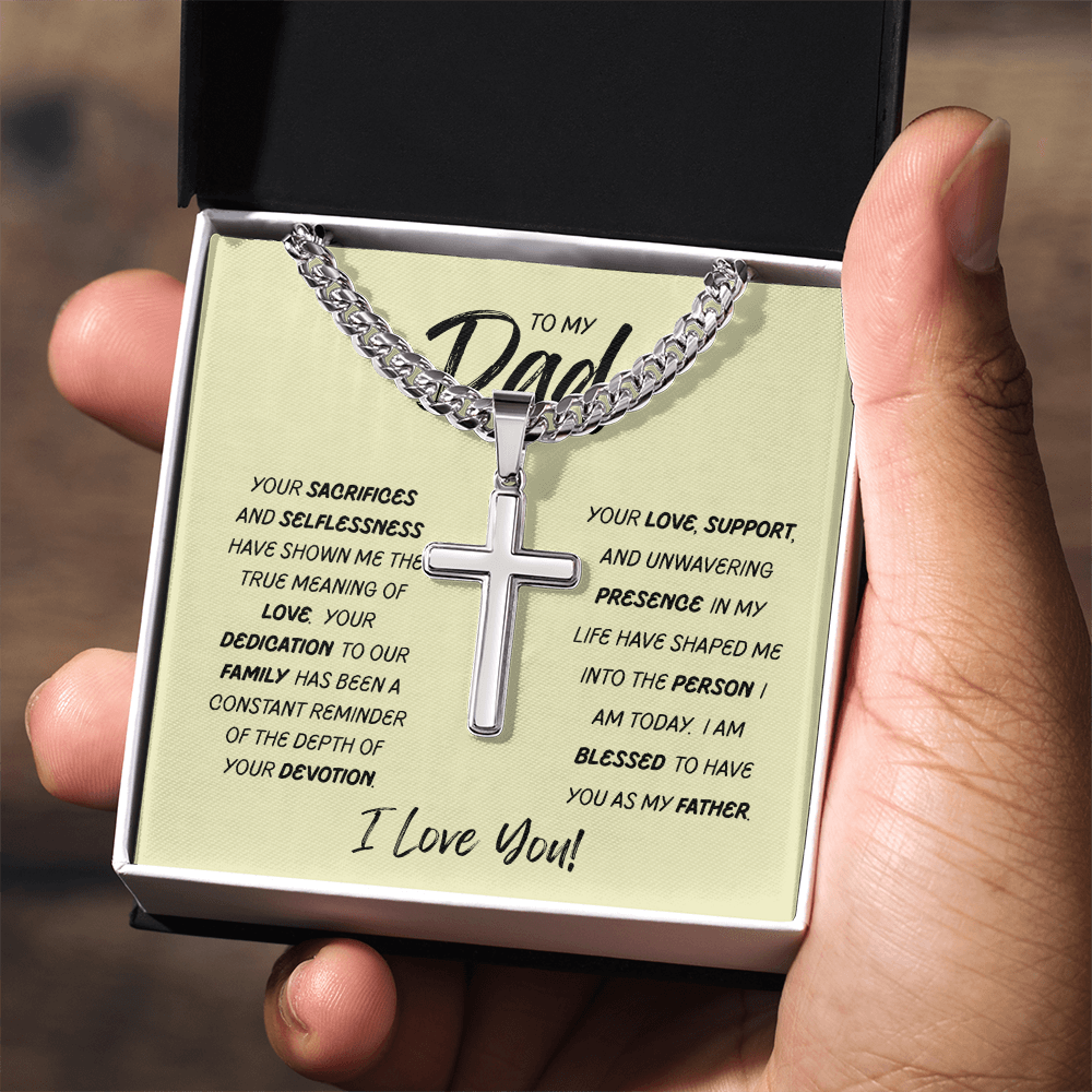 To My Dad Necklace