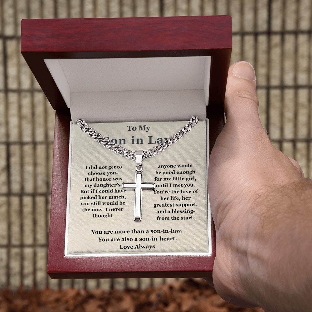 To My Son-in-Law Necklace