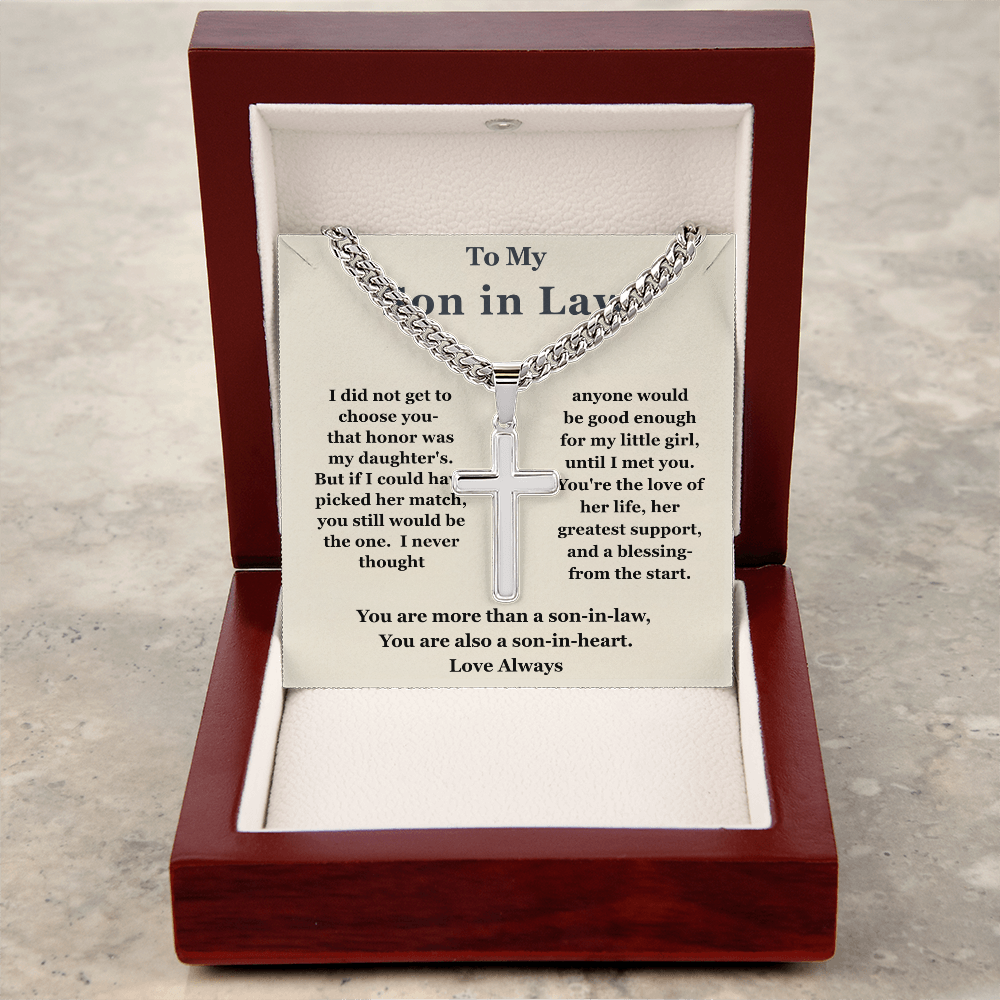 To My Son-in-Law Necklace