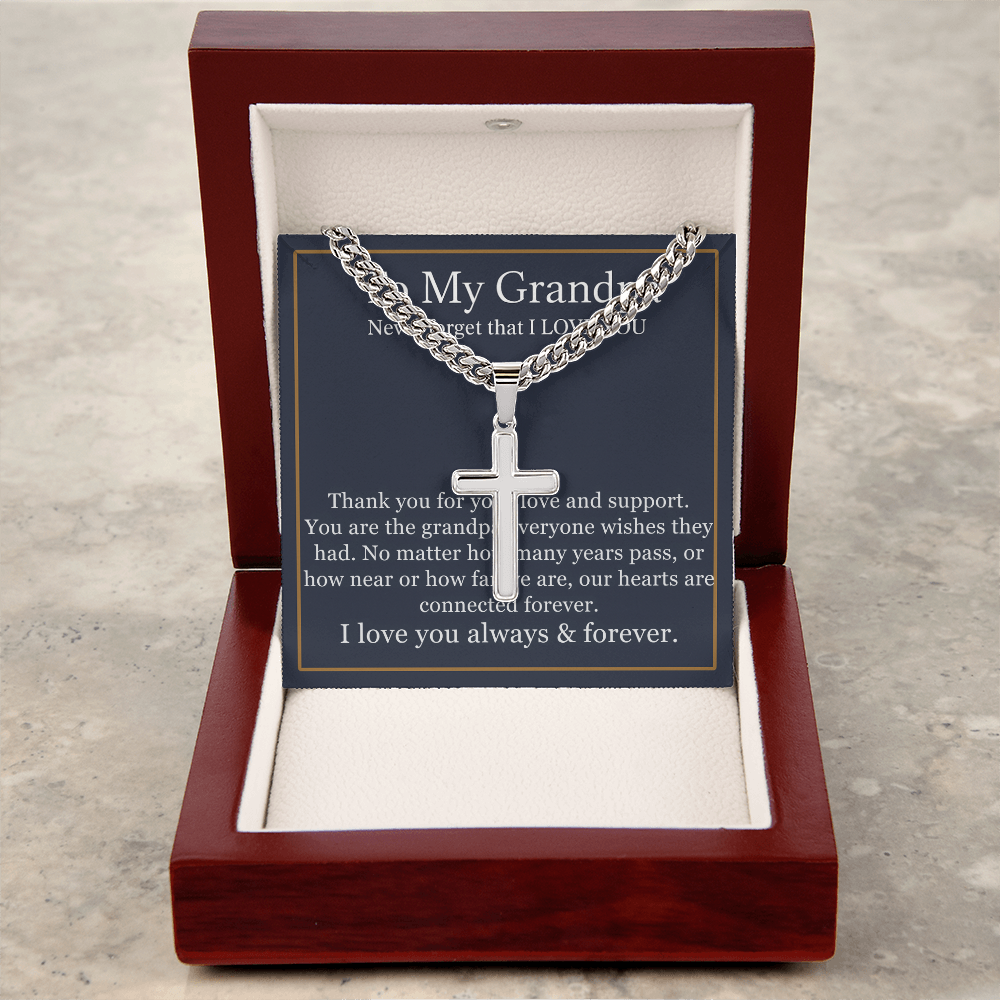 To My Grandpa Necklace