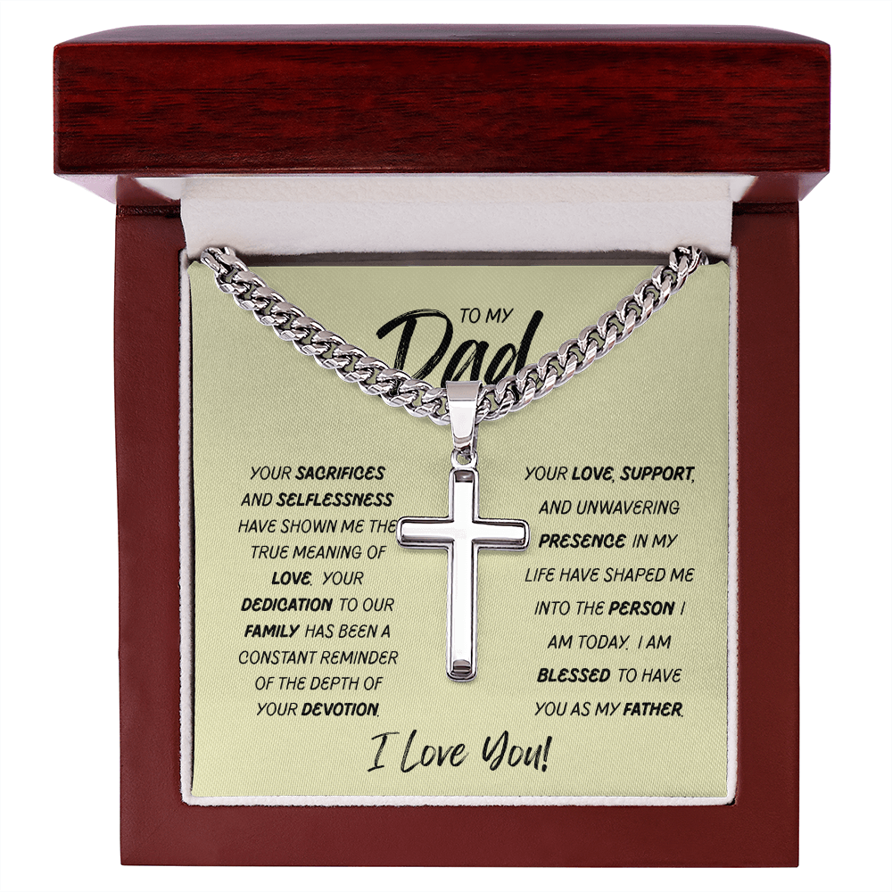 To My Dad Necklace