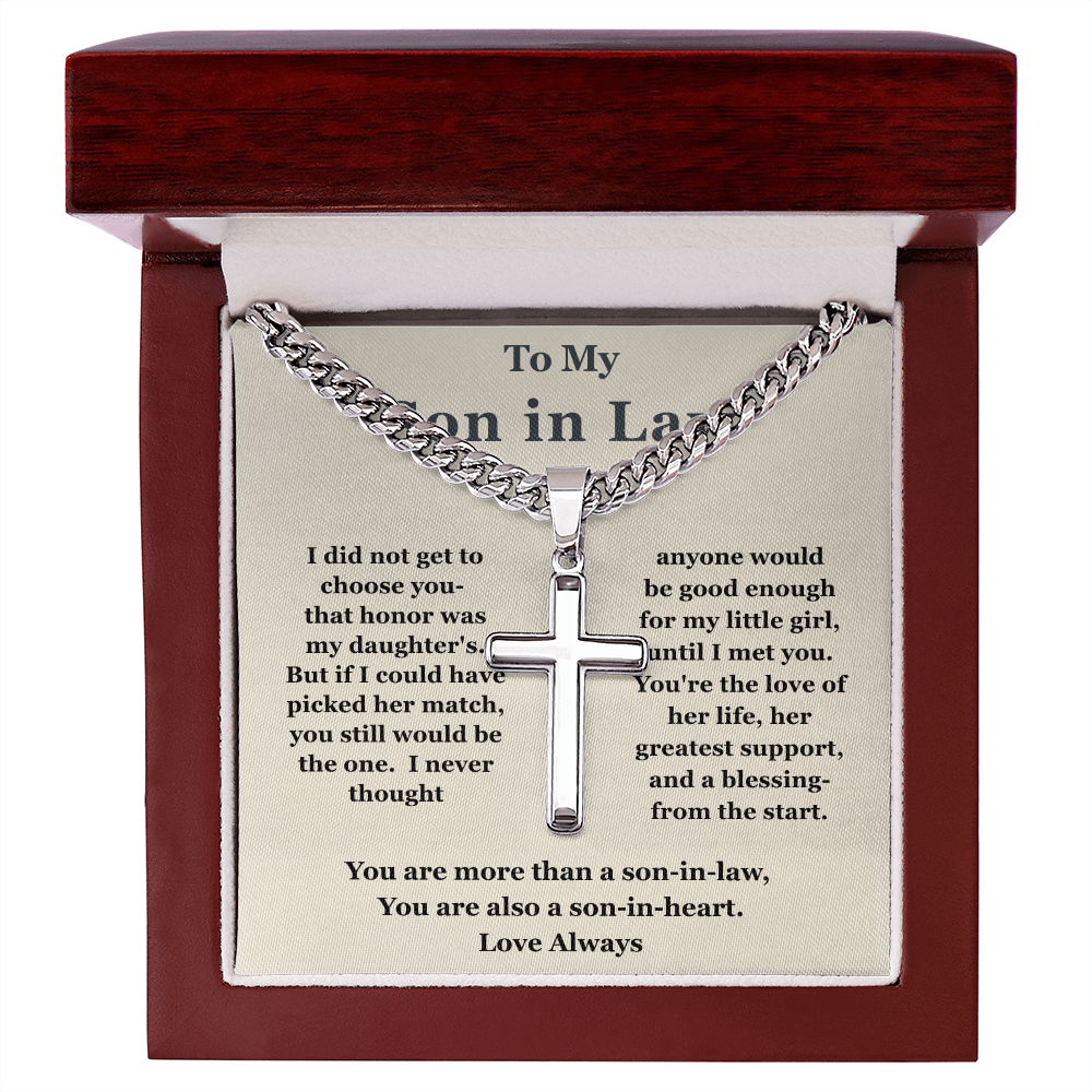 To My Son-in-Law Necklace