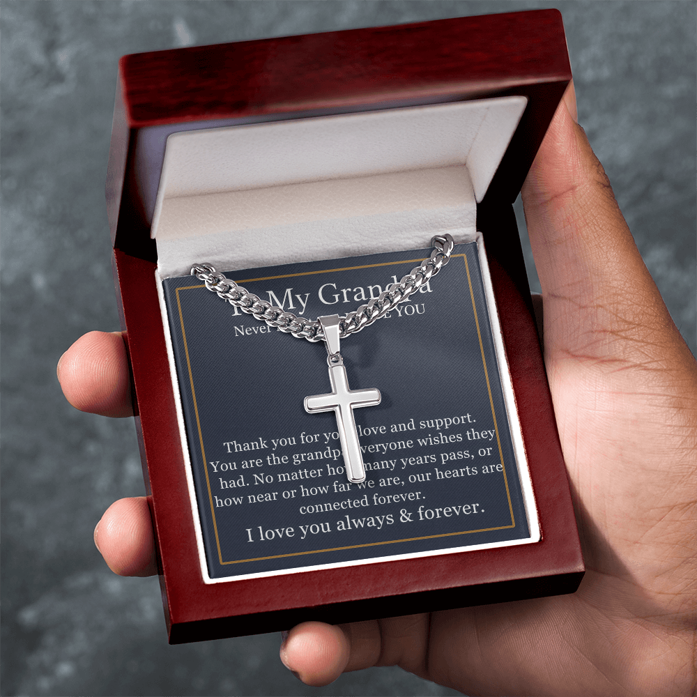 To My Grandpa Necklace