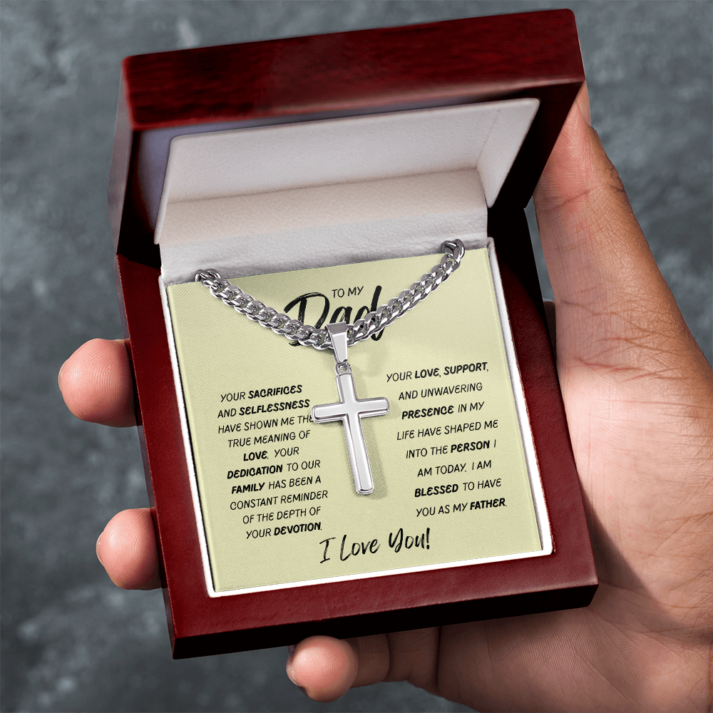 To My Dad Necklace