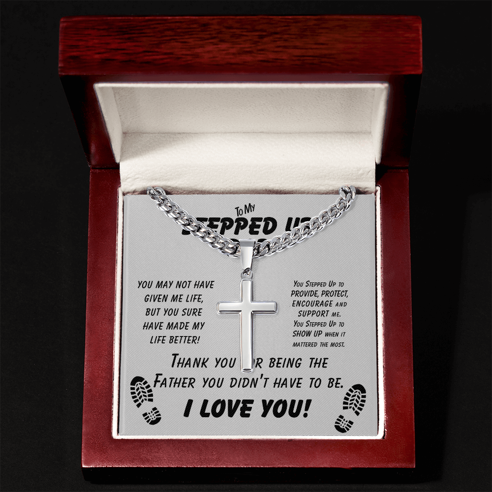 Stepped Up Dad Necklace