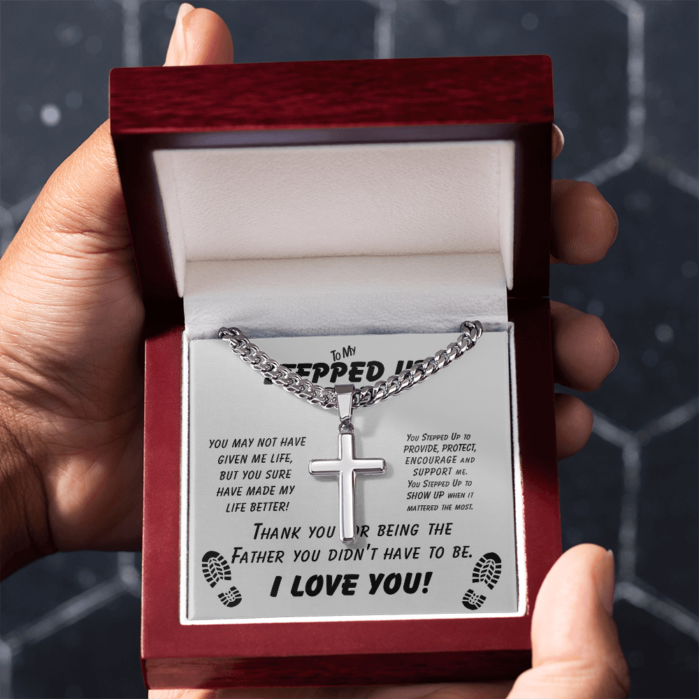 Stepped Up Dad Necklace