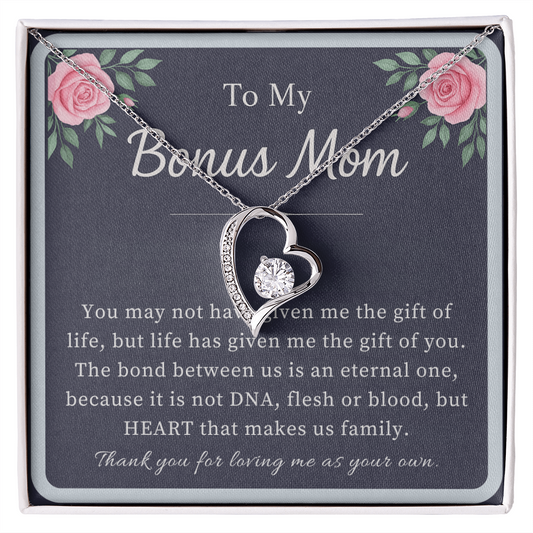 To My Bonus Mom Necklace