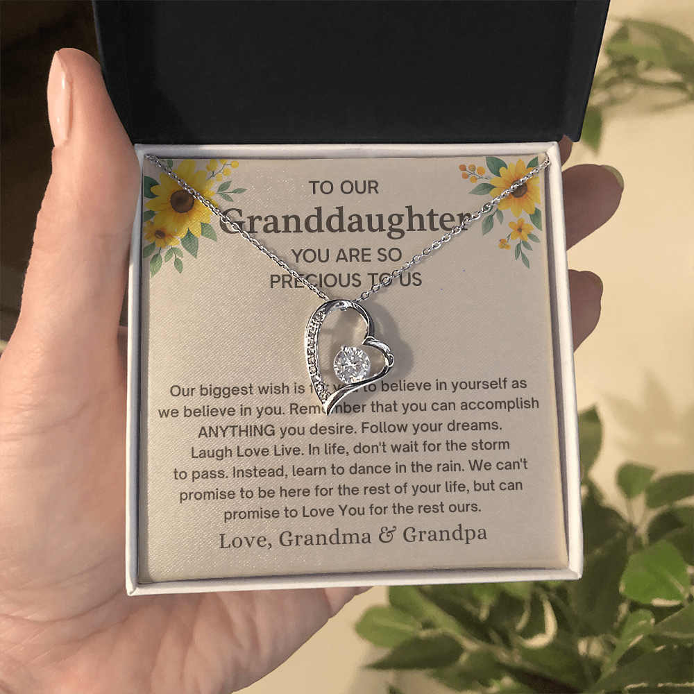 To Our Granddaughter Necklace