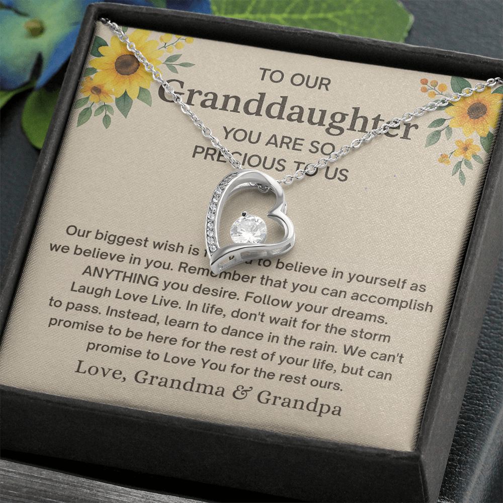 To Our Granddaughter Necklace