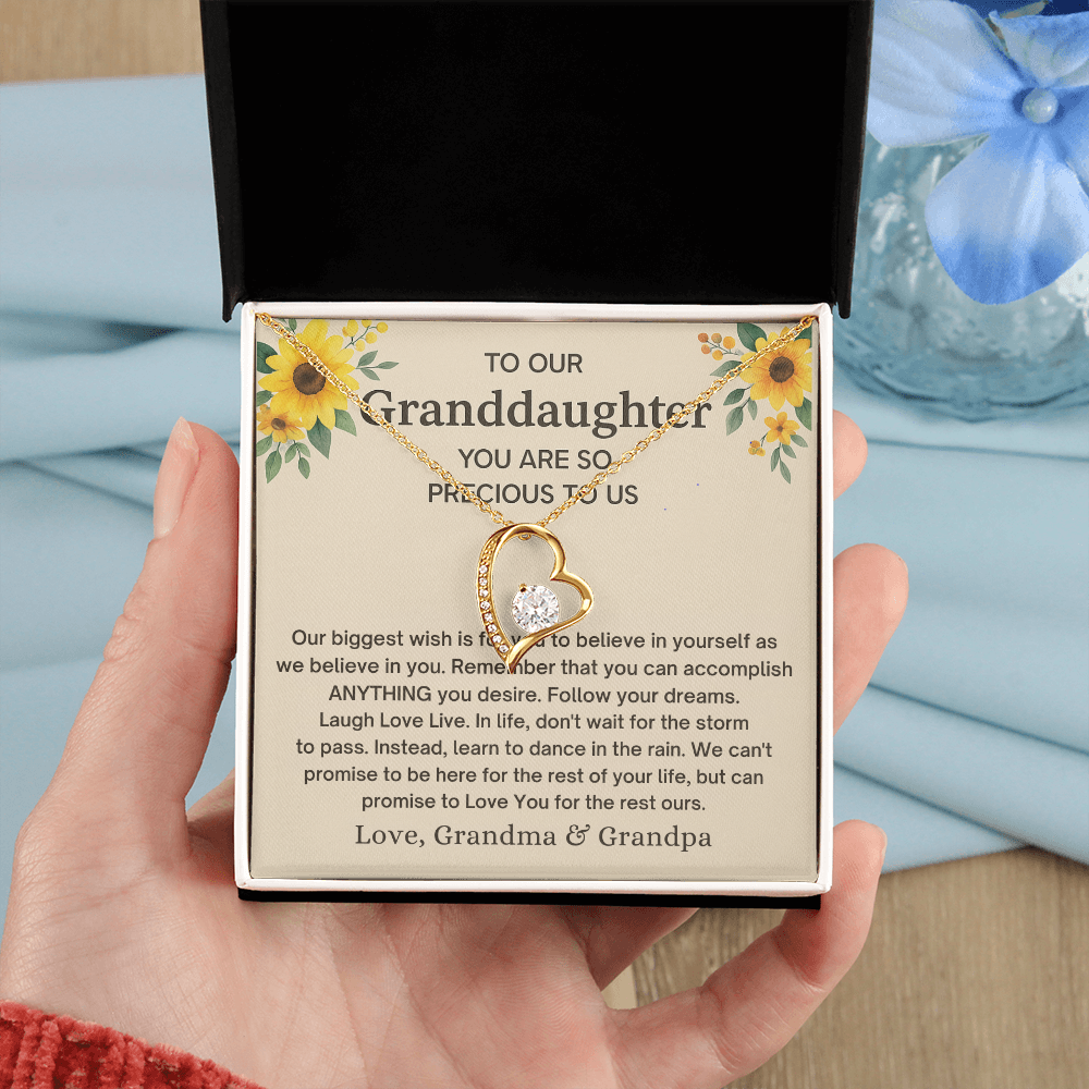 To Our Granddaughter Necklace