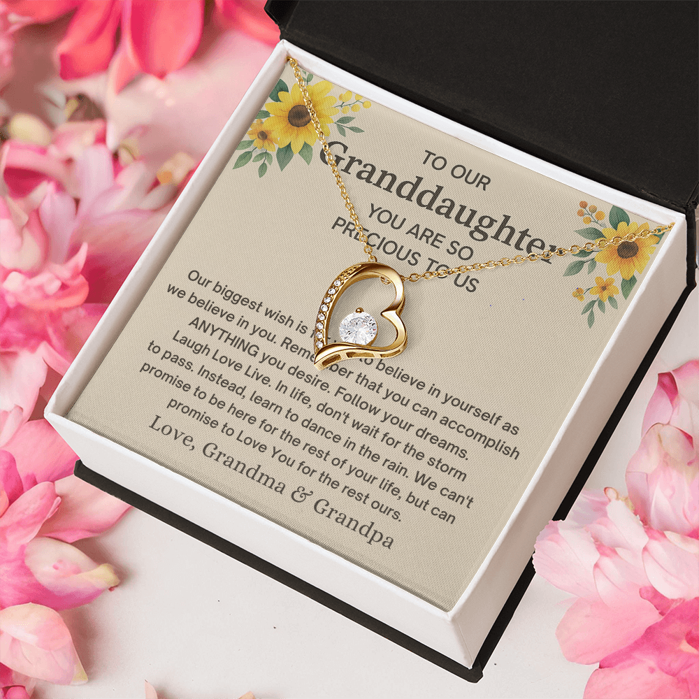 To Our Granddaughter Necklace